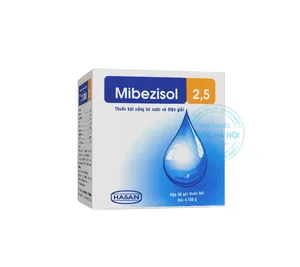 Điện giải Oresol Hasan Mibezisol 2,5 (hộp 30 gói)