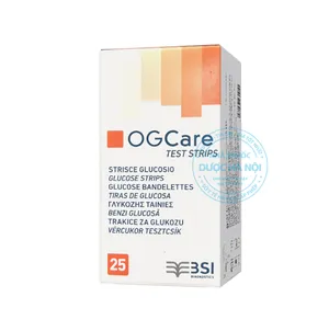 Que thử đường huyết OGCARE (hộp 25 que)
