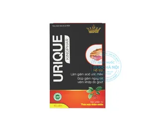 Urique Kingphar hỗ trợ bệnh gout hiệu quả, giá tốt (Lọ 40viên)
