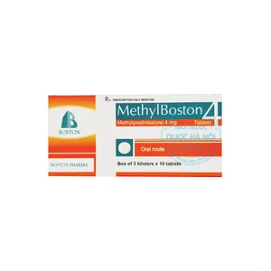 Thuốc MethylBoston 4mg (Hộp 3 vỉ x10 viên)