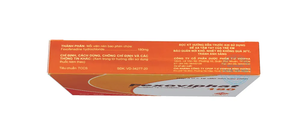 thuốc Fexoviphat 180mg