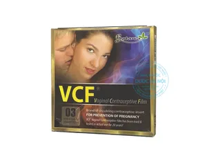 Màng phim tránh thai VCF Botania (1 Hộp x 3 Miếng)