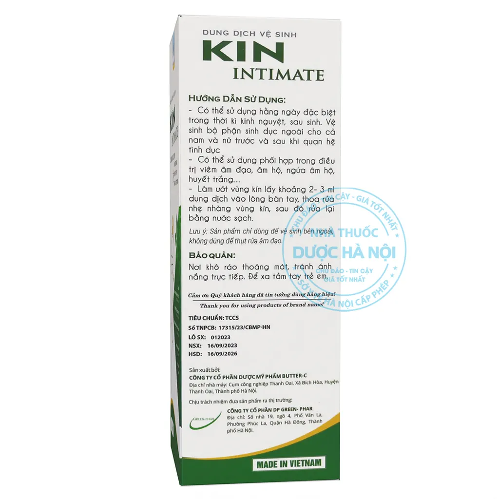 Dung dịch vệ sinh phụ nữa kin