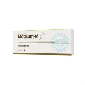 Motilium-M 10mg - Trị nôn và buồn nôn do khó tiêu, trào ngược dạ dày, ruột kích thích