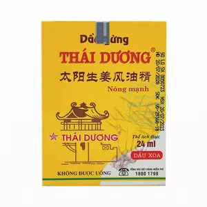 Dầu gừng Thái Dương 24ml - Giảm đau thần kinh vai gáy đau lưng