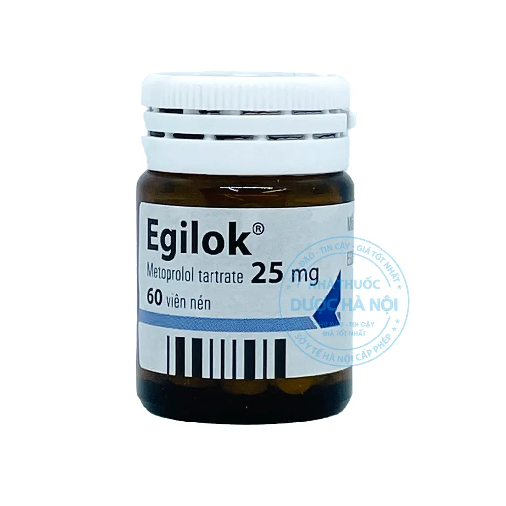 Egilok 25mg (1 Lọ x 60 Viên)