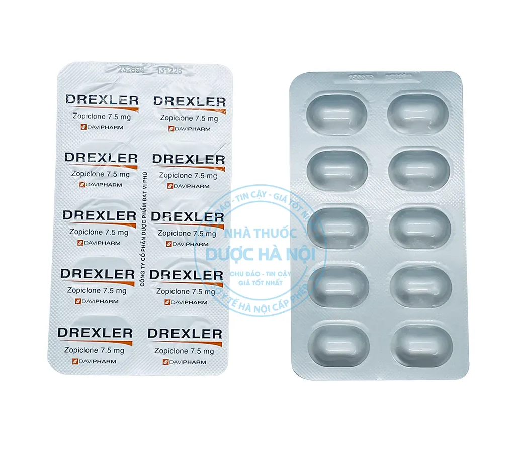 Drexler 7,5mg (1 Hộp x 6 Vỉ/ 60 Viên)