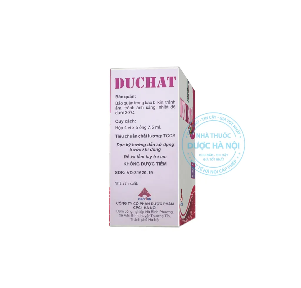 dung dịch uống Duchat