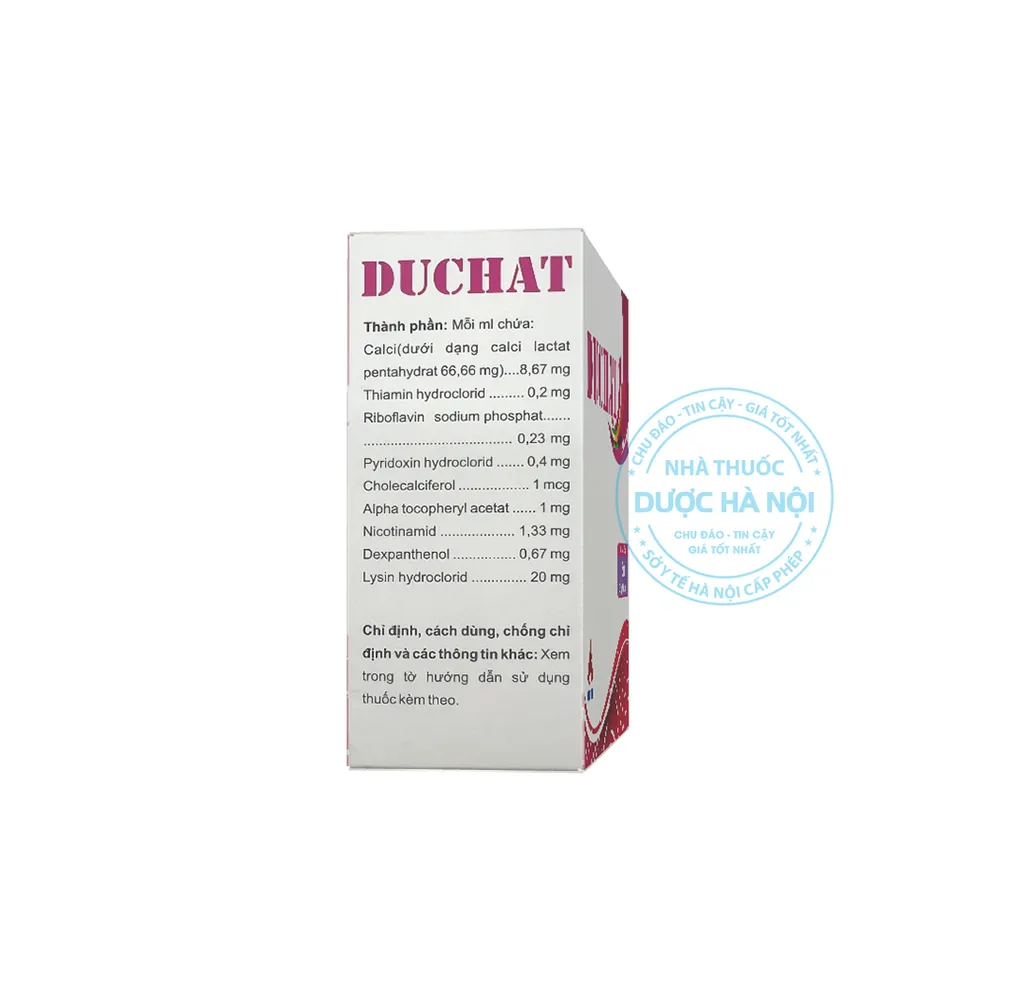dung dịch uống Duchat