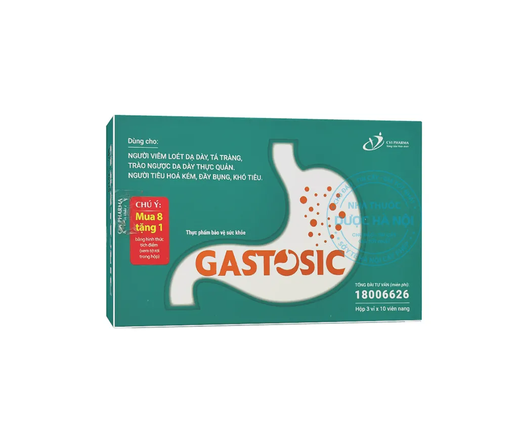 Gastosic (1 Hộp x 30 Viên)