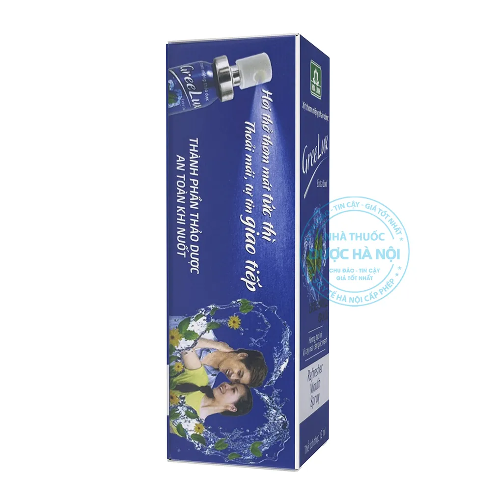 Xịt thơm miệng thảo dược GreeLux Extra Cool