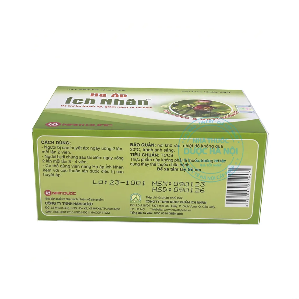 Viên uống Hạ Áp Ích Nhân Nam Dược