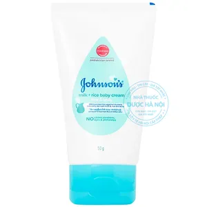 Kem dưỡng da Johnson's Milk + Rice Baby Cream do da trẻ nhạy cảm
