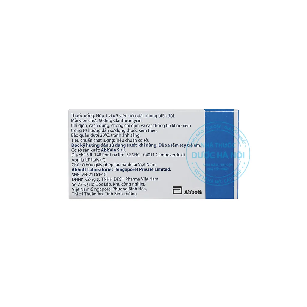 thuốc kháng sinh Klacid MR 500mg