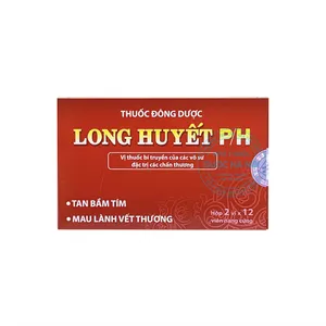 Thuốc Long Huyết P/H hỗ trợ tan vết bầm nhanh lành vết thương