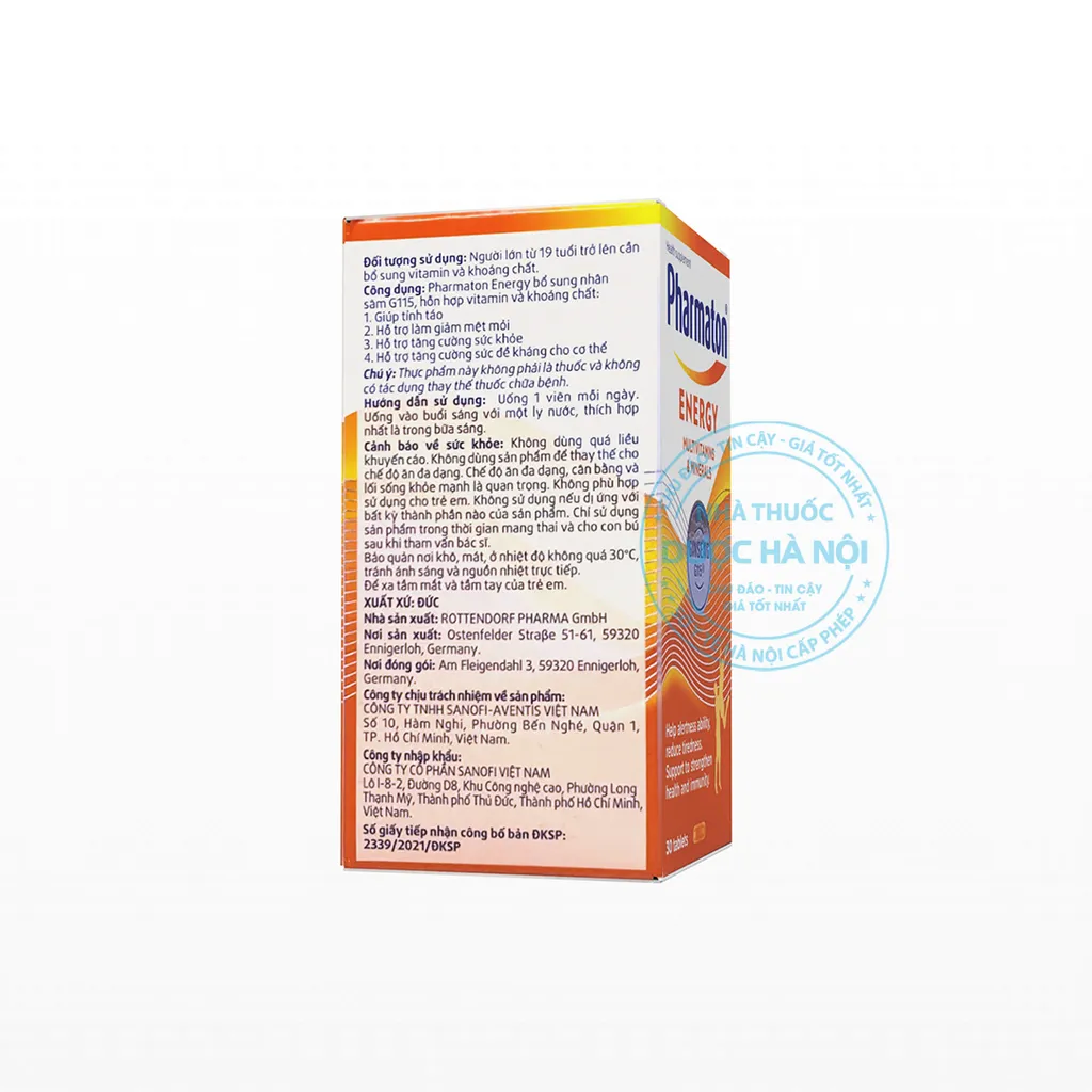 Viên uống Pharmaton Energy