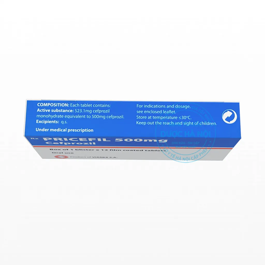Thuốc Pricefil 500mg