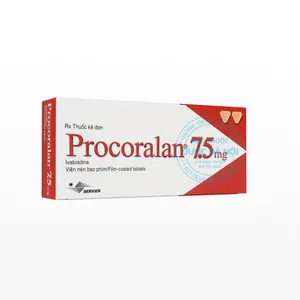 Thuốc Procoralan 7.5mg điều trị cơn đau thắt ngực ổn định