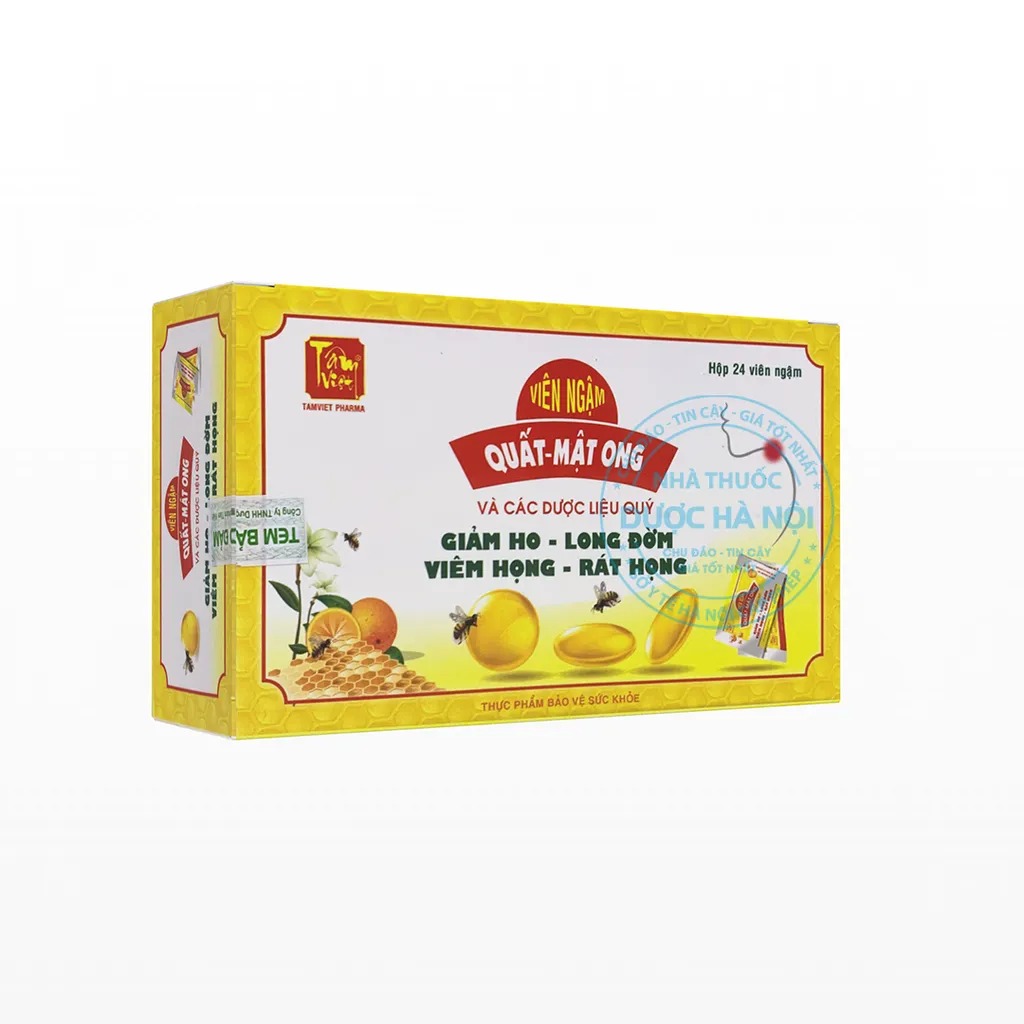 Viên ngậm Quất Mật Ong Tâm Việt