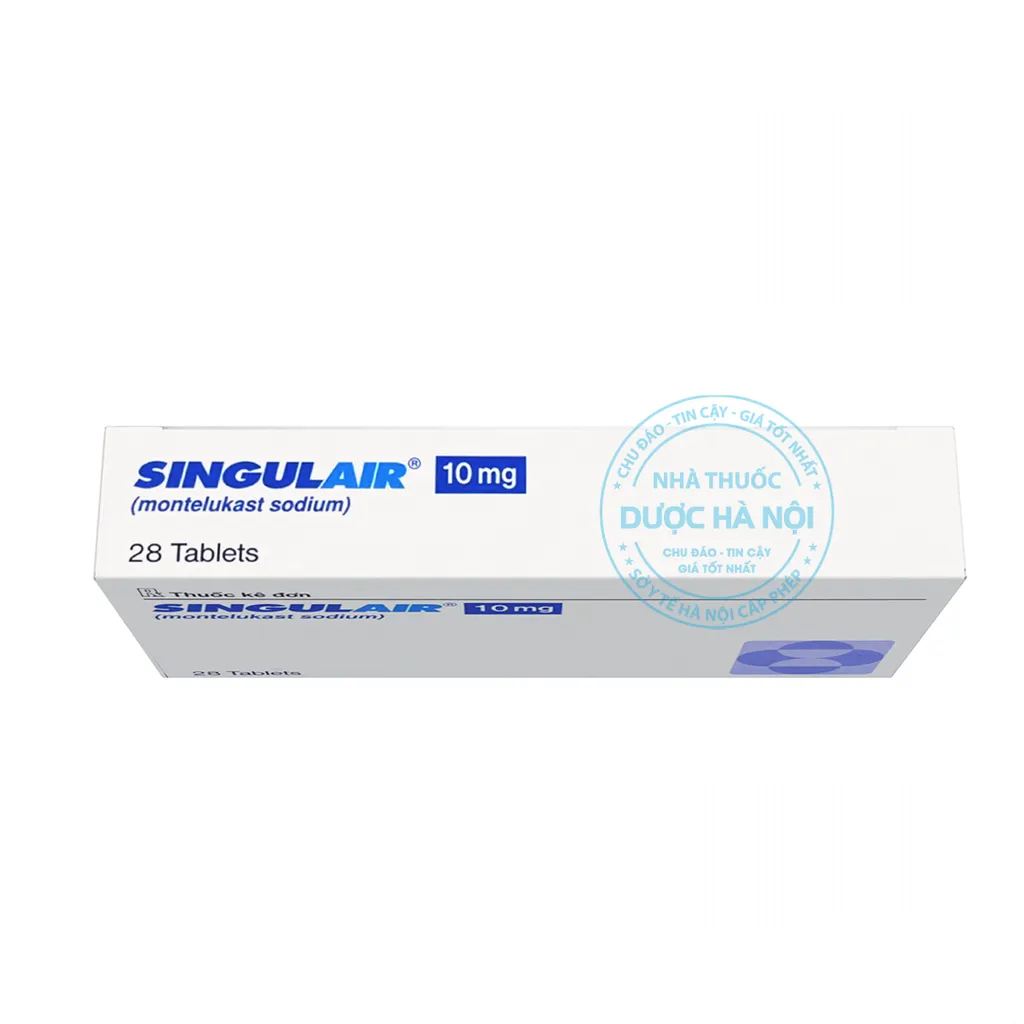 Thuốc Singulair 10mg điều trị hen và viêm mũi dị ứng