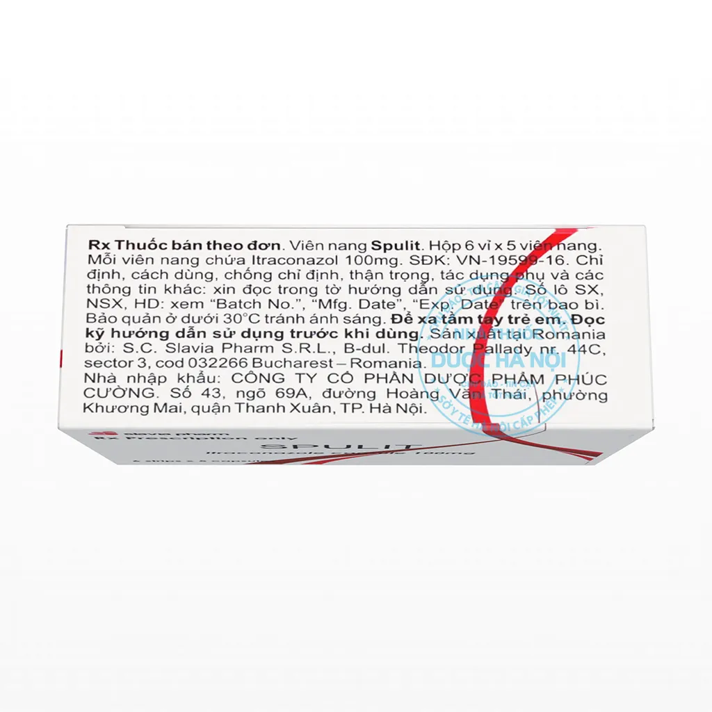 Thuốc Spulit 100mg điều trị nhiễm nấm phổ rộng