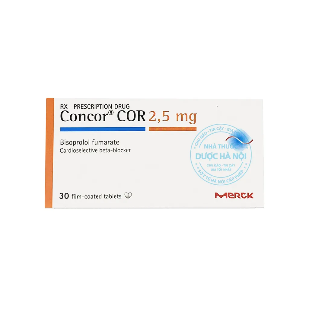 Thuốc Concor Cor 2.5mg