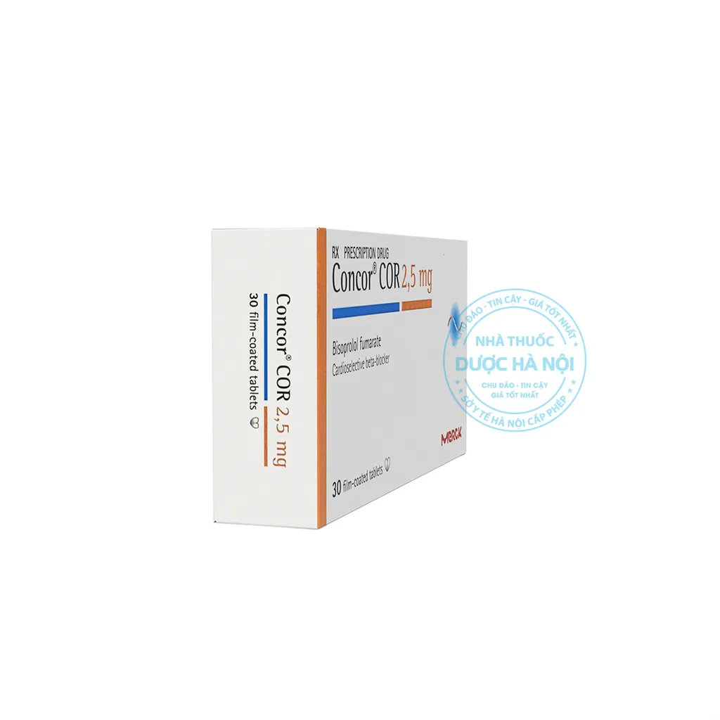 Thuốc Concor Cor 2.5mg