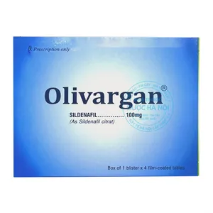 Thuốc Olivargan 100mg điều trị rối loạn cương dương
