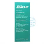 Thuốc xịt mũi Adacast