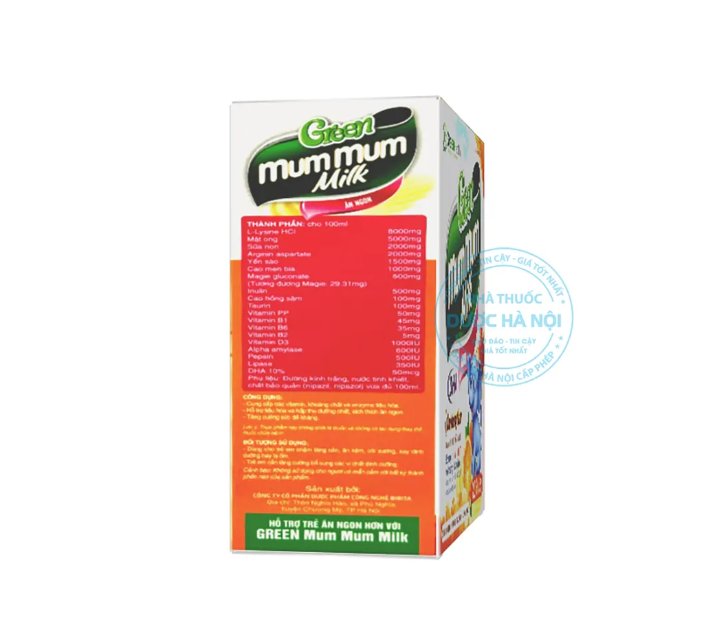 Green mummum milk