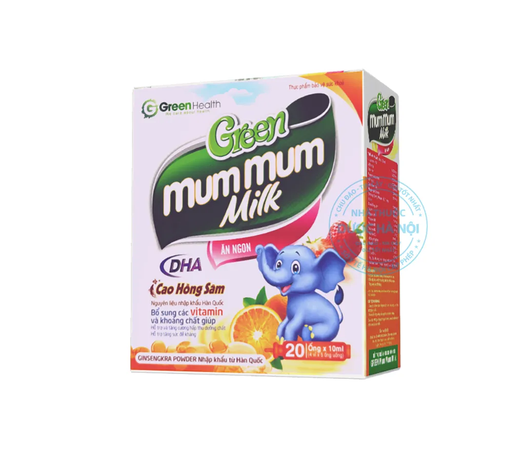 Green mummum milk