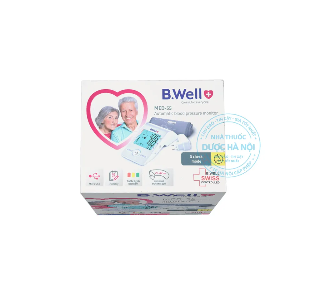 Máy đo huyết áp Bwell MED 55