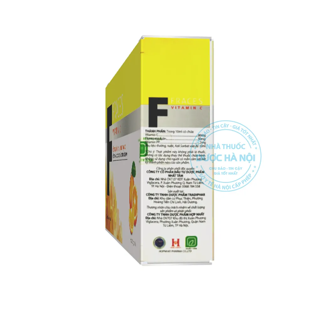 Fraces vitamin c 4 vỉ 5 ống