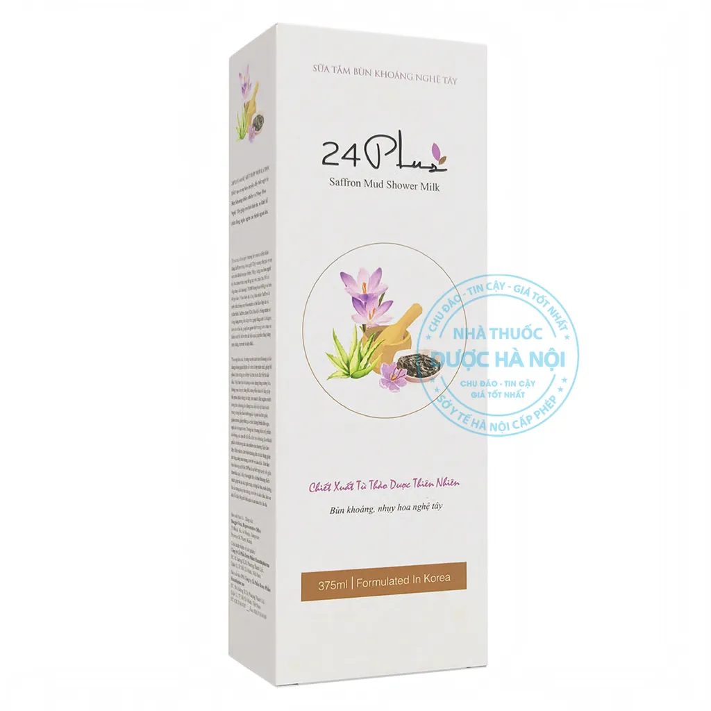 Sữa tắm 24 plus 375ml