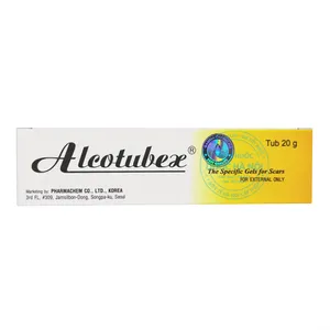 Gel trị sẹo Alcotubex hỗ trợ điều trị sẹo lồi, sẹo phì đại, sẹo do bỏng