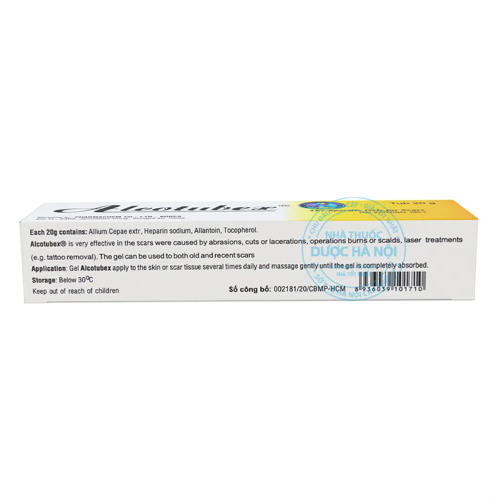 Gel trị sẹo Alcotubex