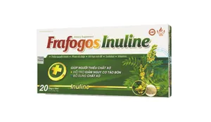 Frafogos Inuline hỗ trợ điều trị táo bón, bổ sung chất xơ, nhuận tràng, cải thiện hệ vi sinh đường ruột