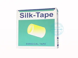 Băng dính vải lụa y tế Silk-Tape băng bó vết thương, cố định dụng cụ y tế