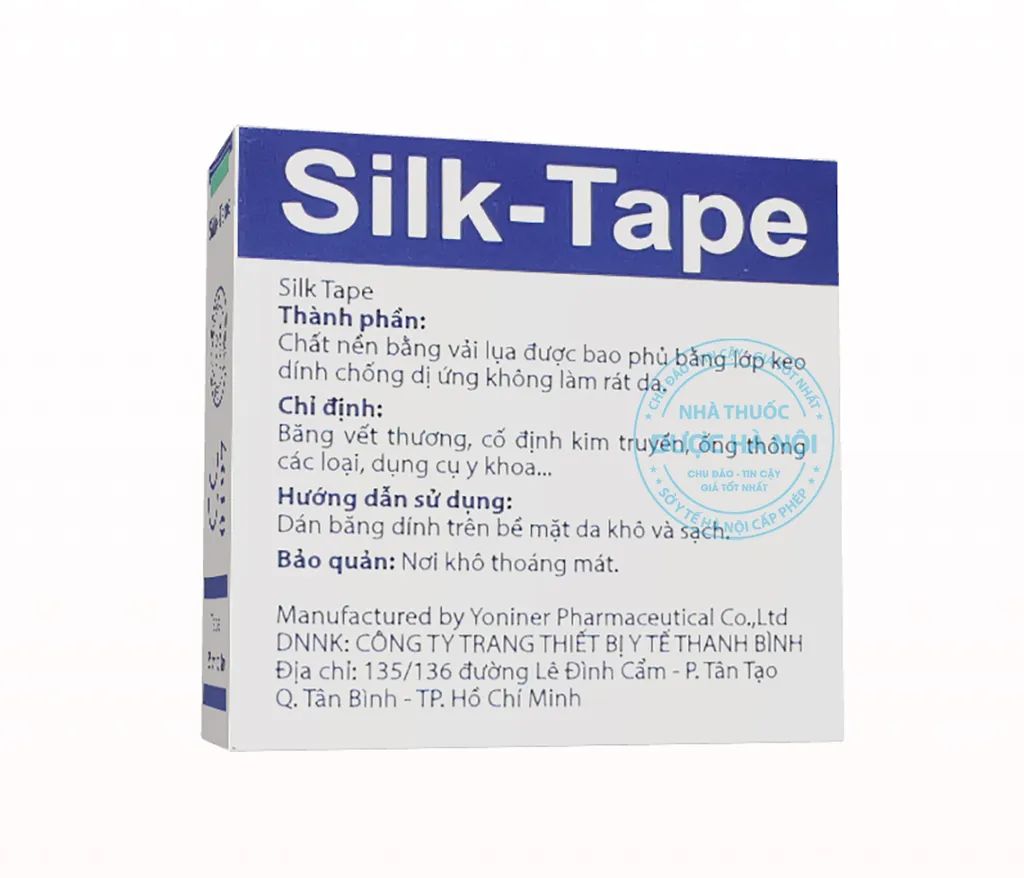 Băng dính vải lụa y tế Silk-Tape
