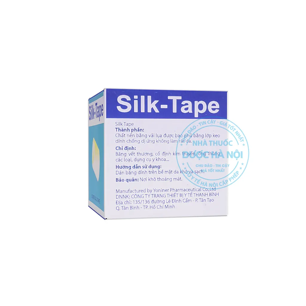 Băng dính vải lụa y tế Silk-Tape to