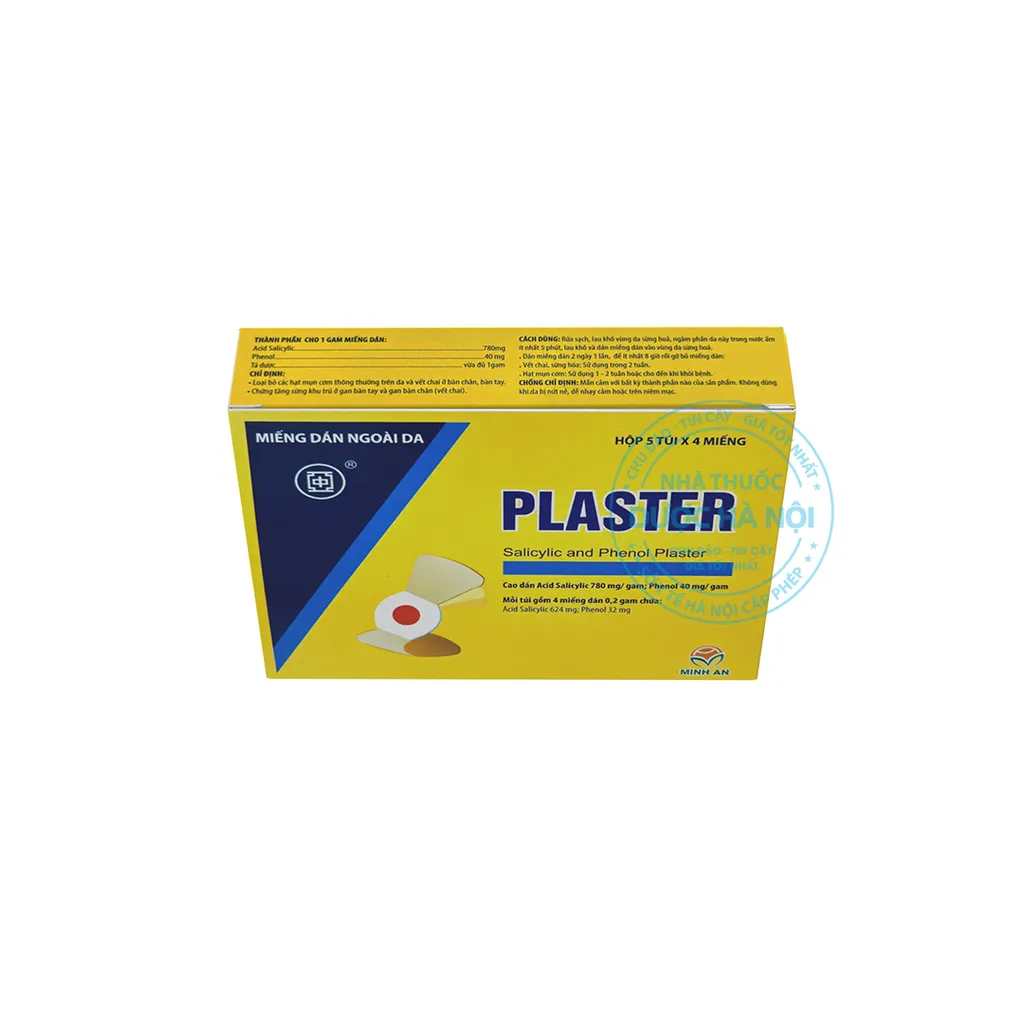 Miếng dán trị mụn cóc Plaster Mediplantex