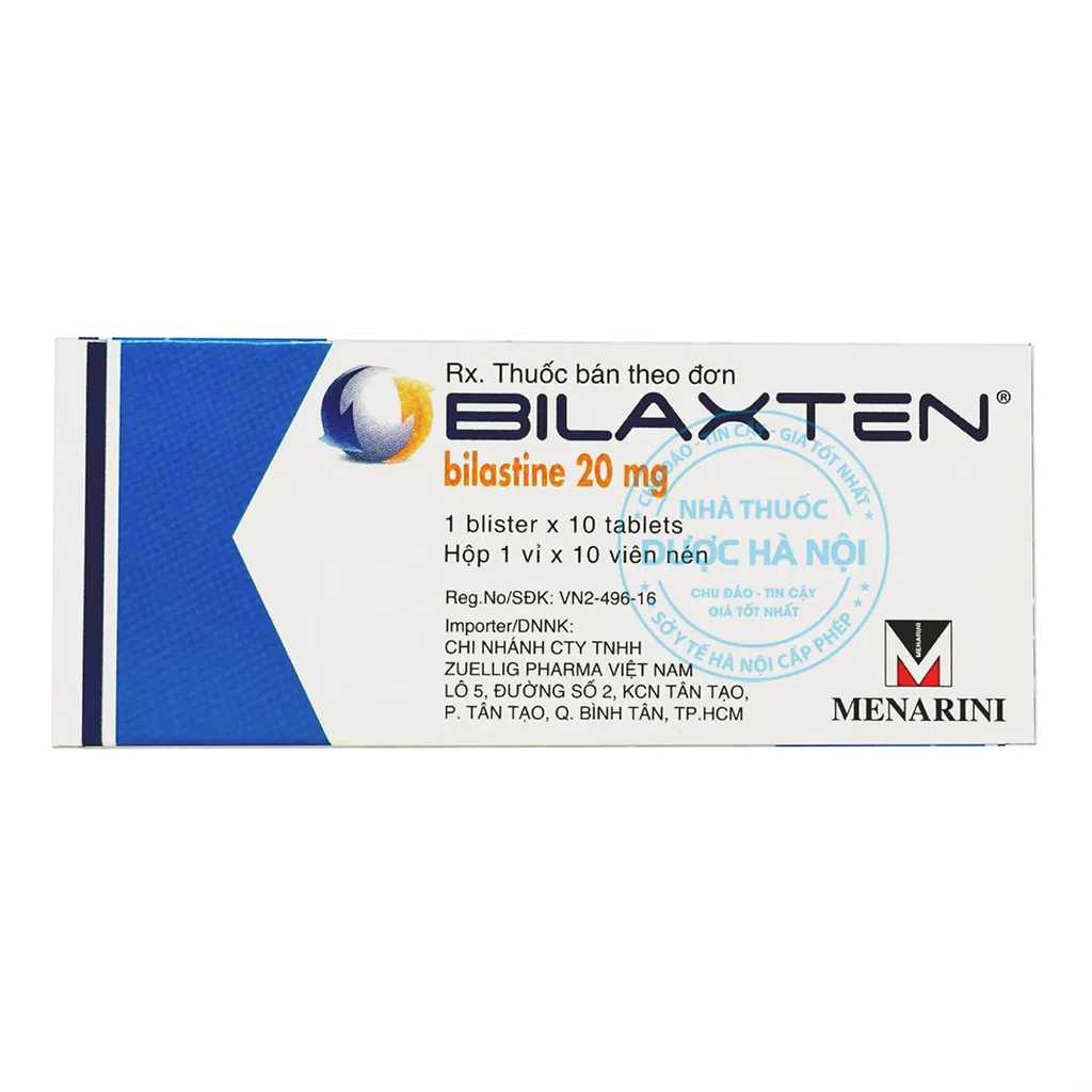 Thuốc Bilaxten 20mg