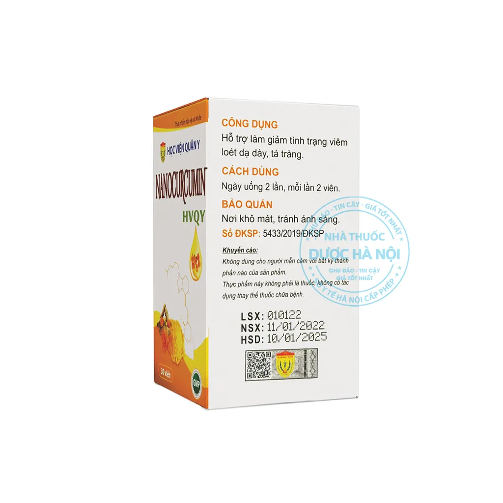 Nanocurcumin Học Viện Quân Y