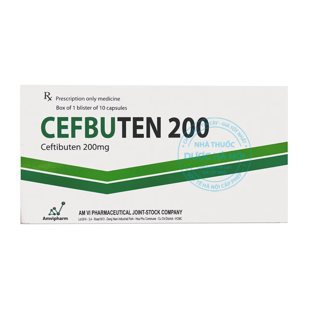 Thuốc Cefbuten 200mg