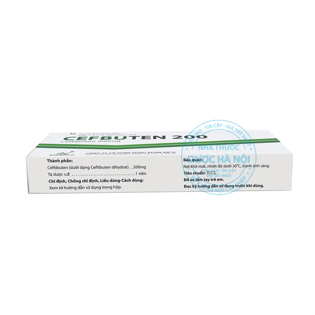 Thuốc Cefbuten 200mg