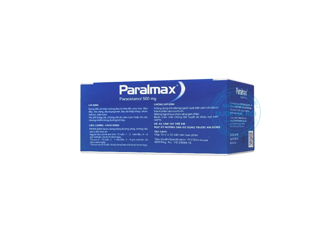Thuốc Paralmax 500mg