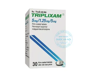 Thuốc Triplixam 5mg/1.25mg/5mg điều trị cao huyết áp và bảo vệ tim mạch