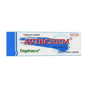 Kem bôi da Avircrem 250mg điều trị các bệnh lý da do virus Herpes