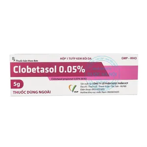 Thuốc Clobetasol 0.05% điều trị vẩy nến chàm và viêm da dị ứng