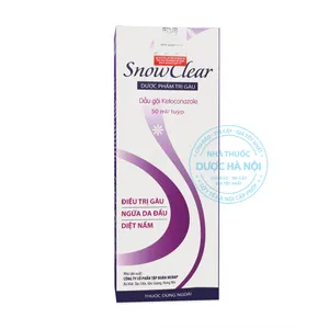 Dầu gội Snowclear điều trị chứng gàu và viêm da tiết bã nhờn